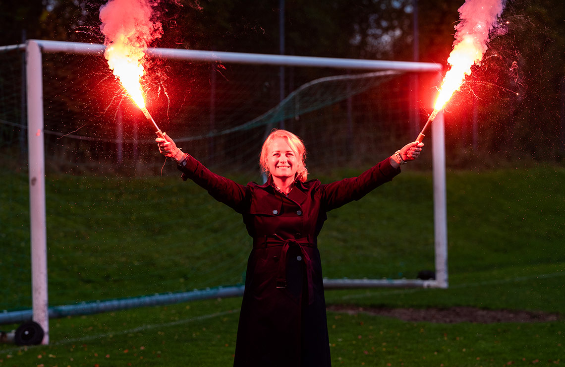 Meet our People She builds a universe of football